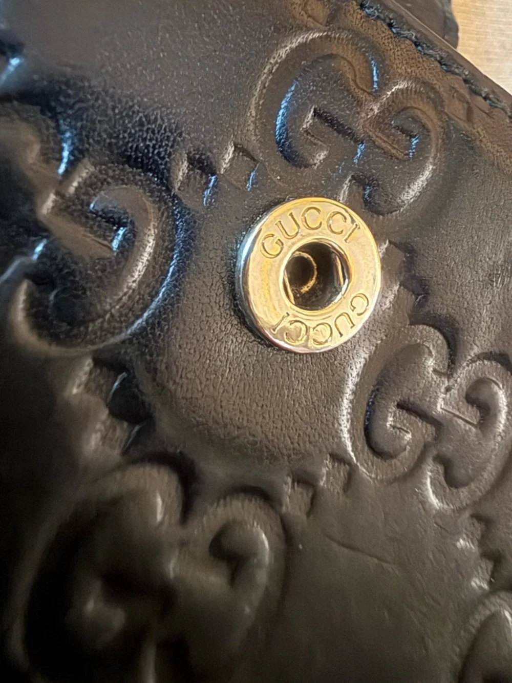 Gucci Guccissima Heart French Flap Wallet - Picture 12 of 16